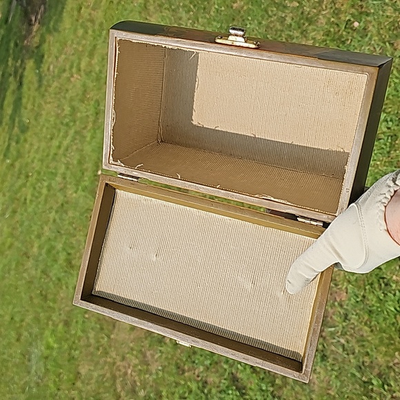 VTG 70s Wooden Handbag - Picture 9 of 16